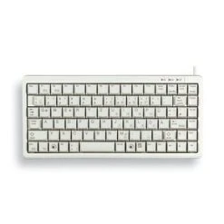 Budget ???? Cherry G84-4100 COMPACT KEYBOARD Clavier Filaire Miniature, USB/PS2, Gris Clair, AZERTY - FR ????