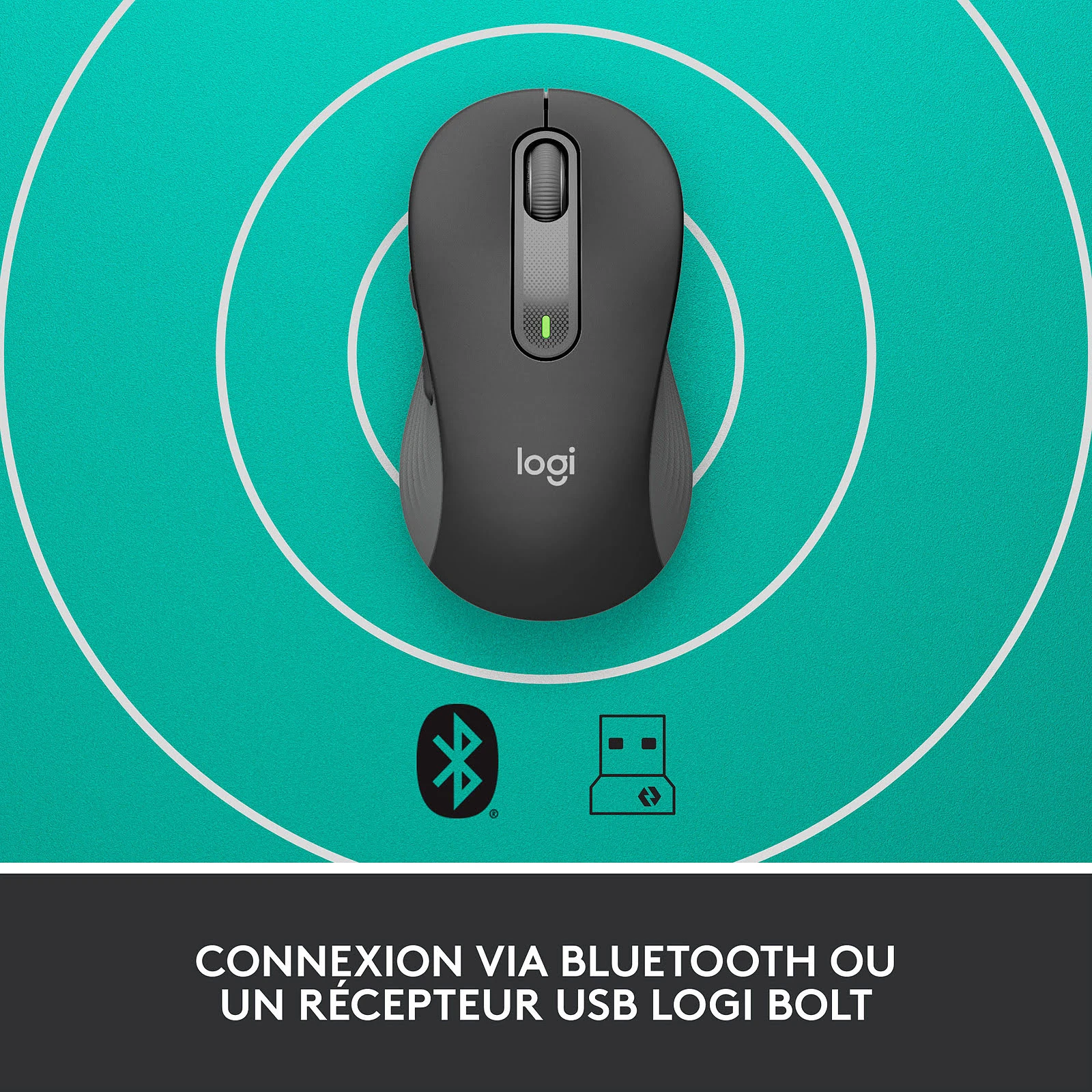 Meilleure vente ???? Logitech M650 Signature L Bluetooth - Graphite ???? 4 Meilleure vente ???? Logitech M650 Signature L Bluetooth - Graphite ???? – Image 2