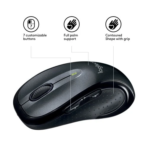 Vente flash ✔️ Logitech Wireless Mouse M510 - BLACK - EMEA ???? 6 Vente flash ✔️ Logitech Wireless Mouse M510 - BLACK - EMEA ???? – Image 4